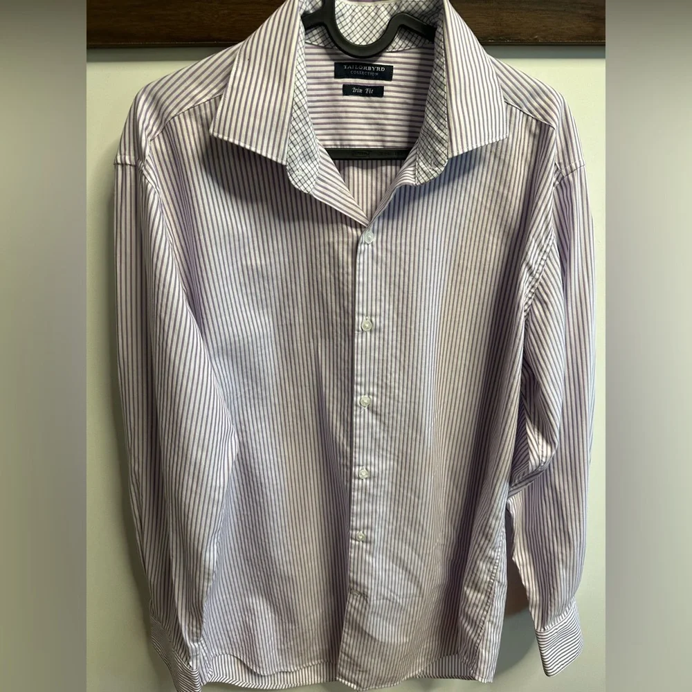 Tailorbyrd Purple Dress Shirt Classic Style